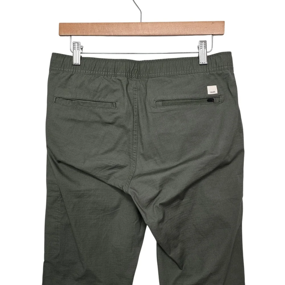 Vuori Performance Pants‎ Olive Green Cargo Drawstring Waist Men's M